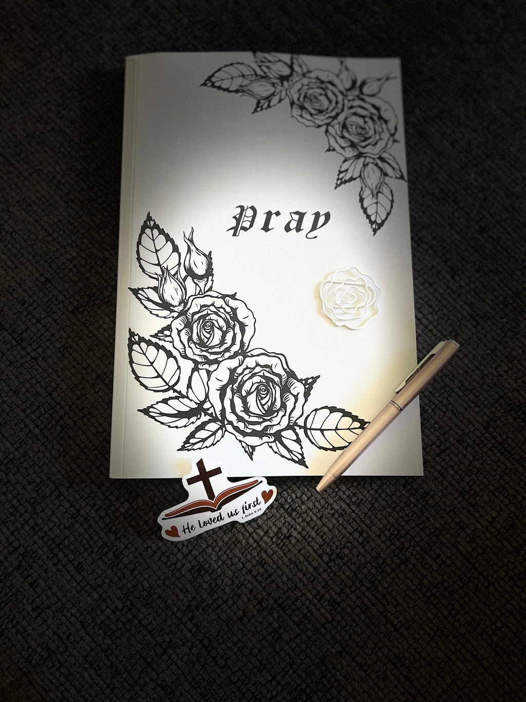 Rose "Pray" Notebook Bundle-Paperback